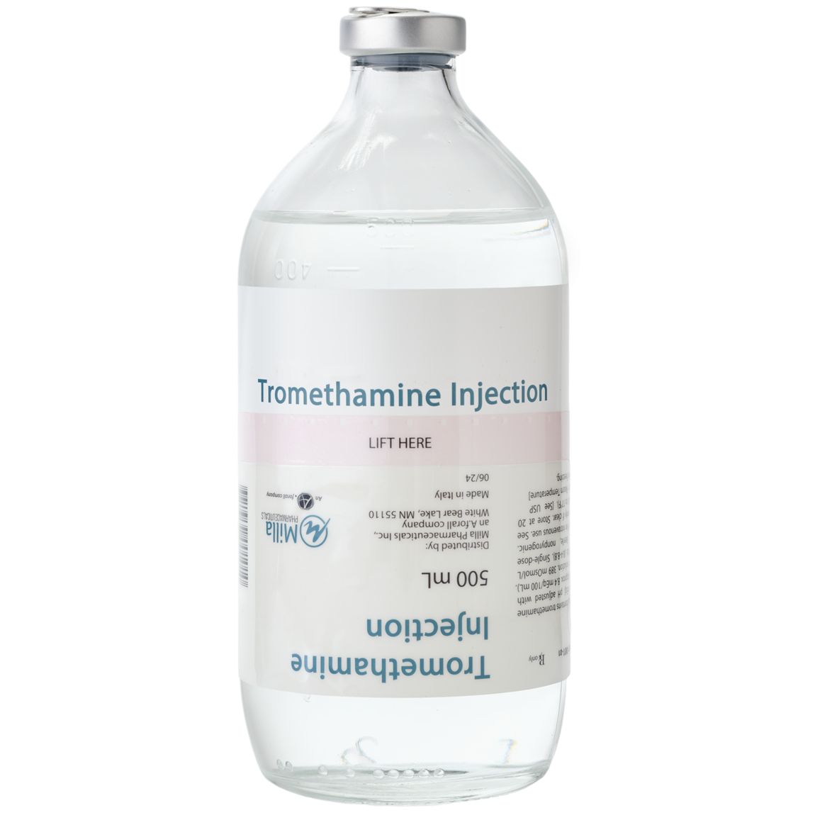 Tromethamine Injection, 30 mEq/100 mL, 500 mL